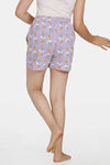 Zivame Girls Looney Tunes Knit Cotton Shorts - Lilac Breeze — thumbnail 4
